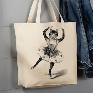 Cat Ballerina, 12 oz  Tote Bag