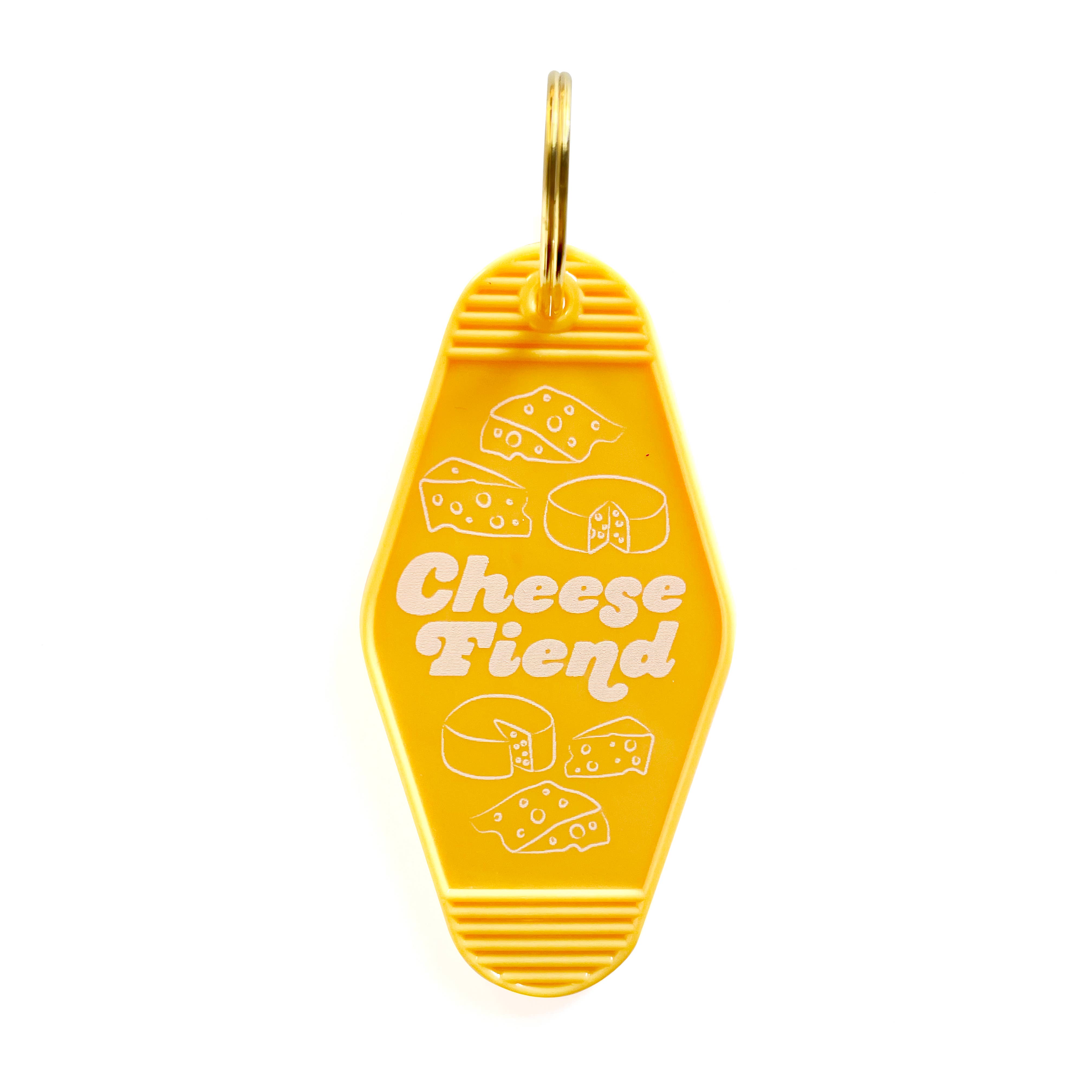 Cheese Fiend Key Tag