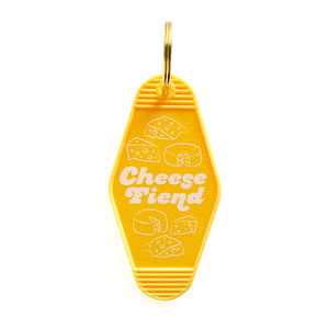 Cheese Fiend Key Tag
